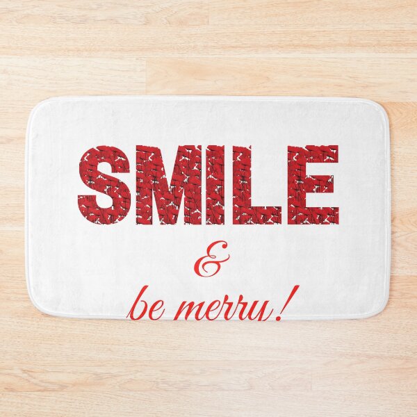 Item preview, Happy and cheerful be merry quote floral attire designed and sold by TheSeasonalYard.