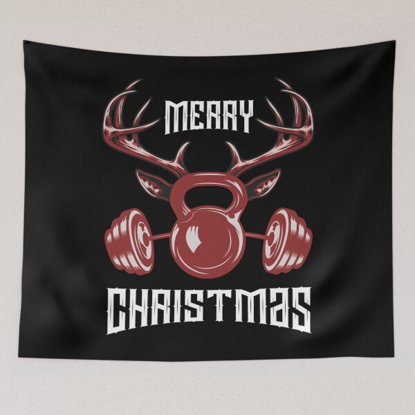Item preview, Merry Christmas Kettlebell Chistmas designed and sold by ChristinaMauri.