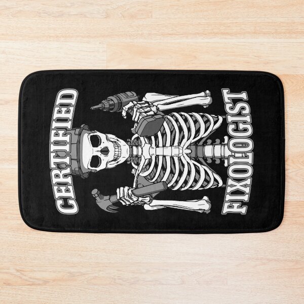 Item preview, Certified Fixologist Gothic Skeleton Woodworking Carpenter designed and sold by GrandeDuc.