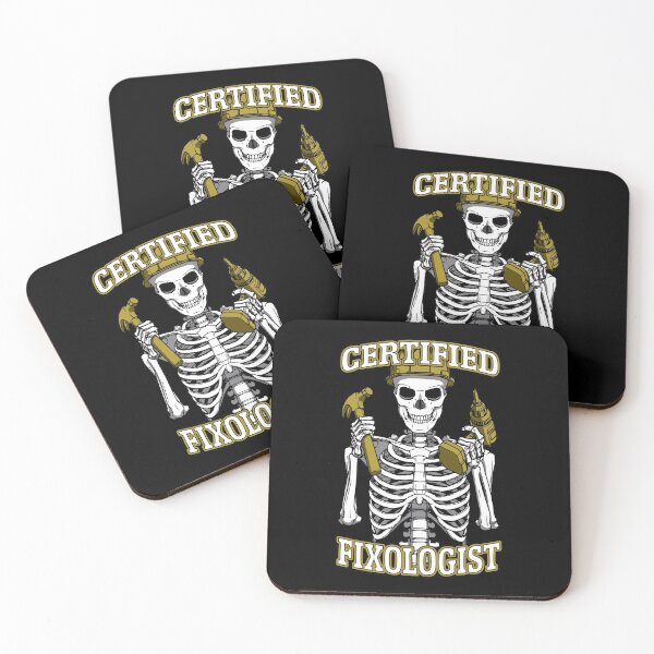 Item preview, Certified Fixologist Gothic Skeleton Woodworking Carpenter designed and sold by GrandeDuc.
