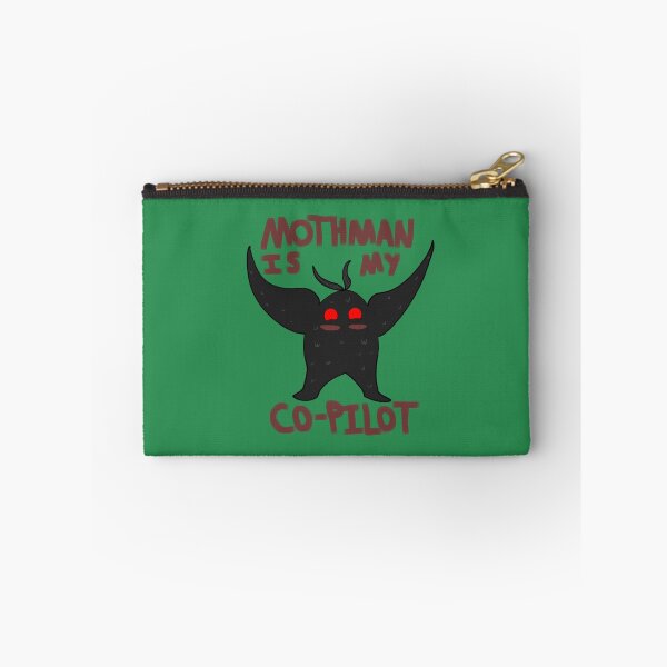 Item preview, MOTHMAN IS MY CO-PILOT designed and sold by unicornlasercat.