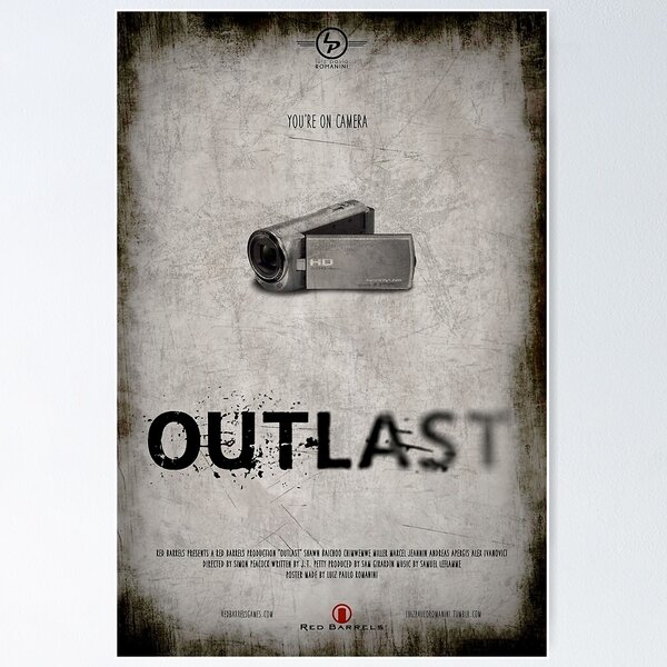 The Outlast Trials Poster Gaming Poster 4 Colors Video Game 