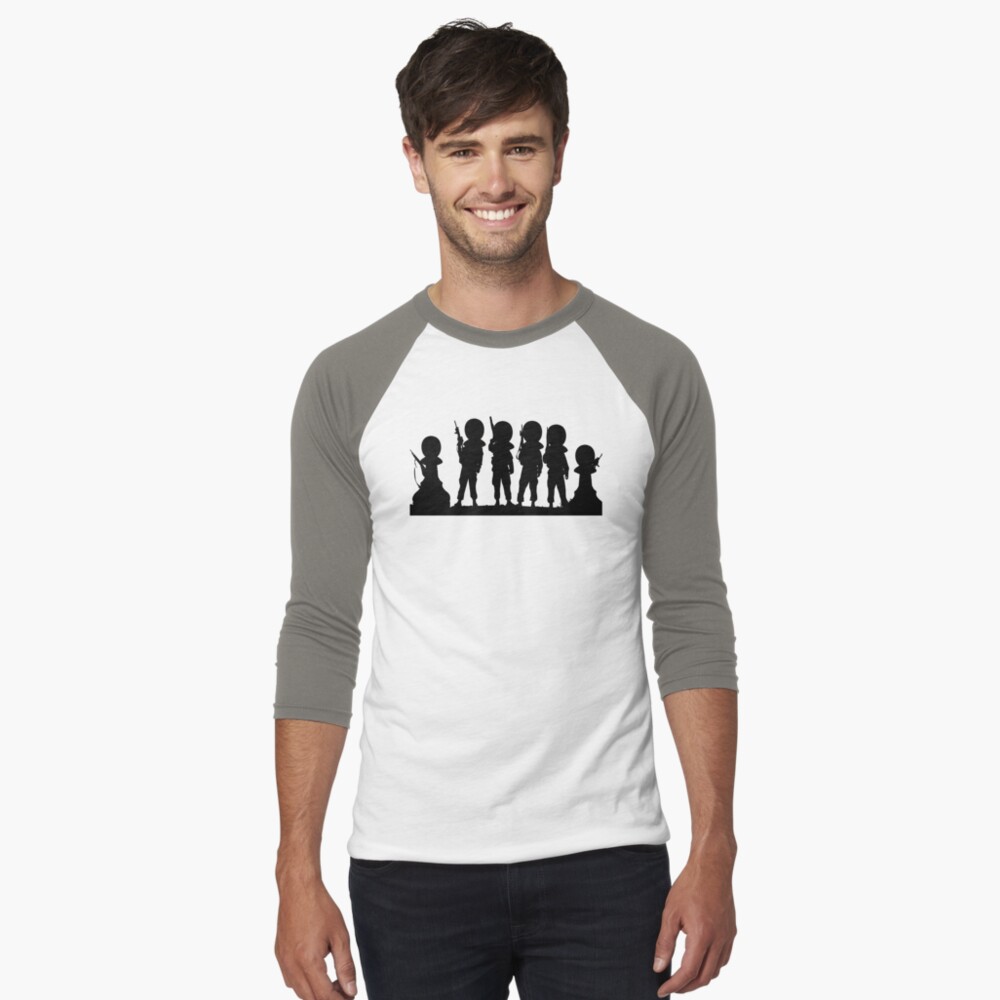 Item preview, Baseball ¾ Sleeve T-Shirt designed and sold by Avalinart.