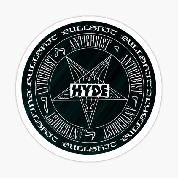 Hyde Black Antichrist Logo By Hyde Uk Redbubble