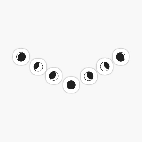 Item preview, Minimalistic Moon Phases V - Lunar Phase designed and sold by Tee-Star.