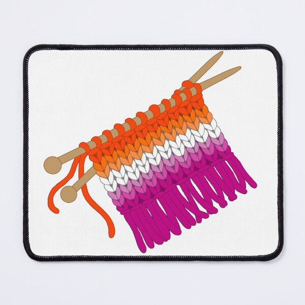 Item preview, Knit Pride Flag (Lesbian) designed and sold by nklange240.