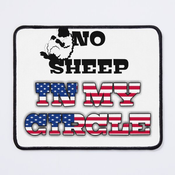 Item preview, No sheep in my circle designed and sold by StoreRahhal.