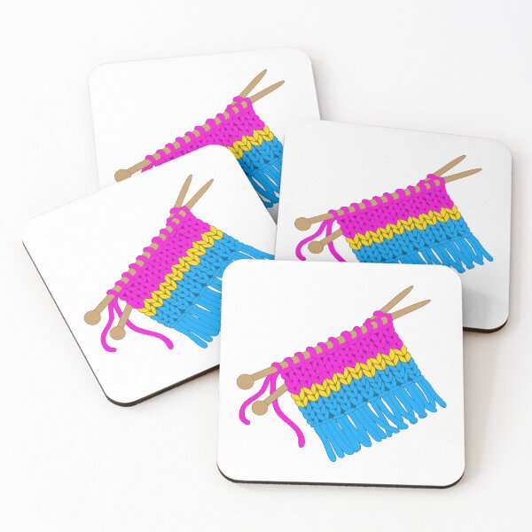 Item preview, Knit Pride Flag (Pansexual) designed and sold by nklange240.