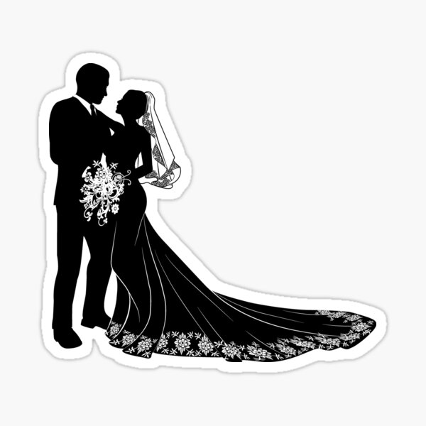 Bride Groom Stickers for Sale