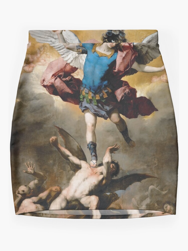 St Michael The Archangel Artwork | Mini Skirt