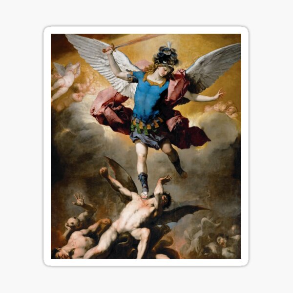 St Michael The Archangel Artwork Sticker