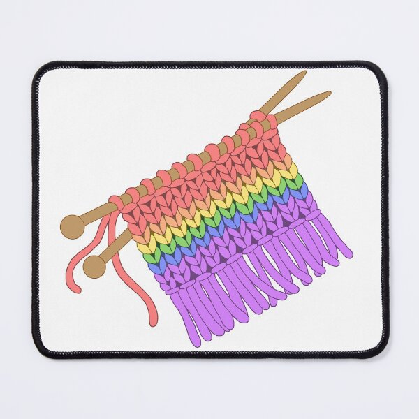 Item preview, Knit Pride Flag (Pastel Rainbow) designed and sold by nklange240.