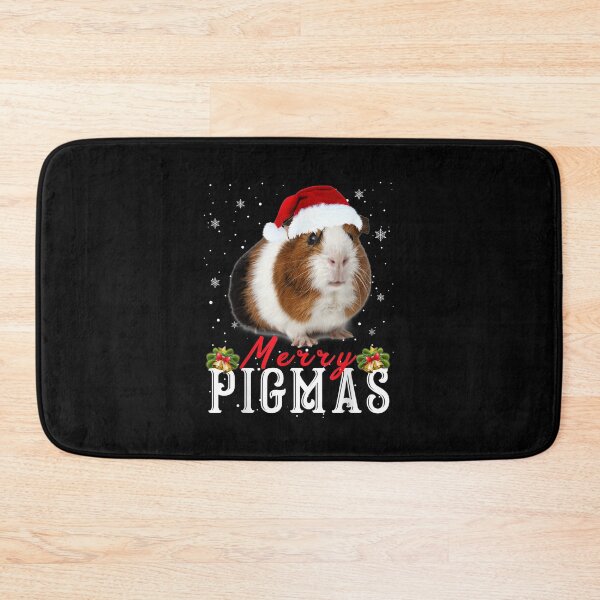 Item preview, Merry Pigmas Funny Guinea Pig Christmas santa  designed and sold by blockerbab.