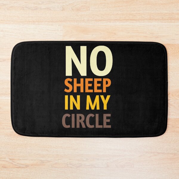 Item preview, No sheep in my circle designed and sold by StoreRahhal.