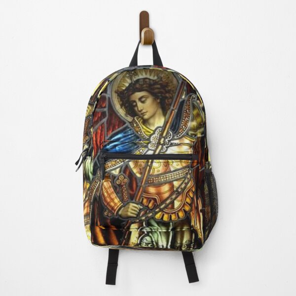 Item preview, Saint Michael Archangel from stained glass window designed and sold by Angelkrs.