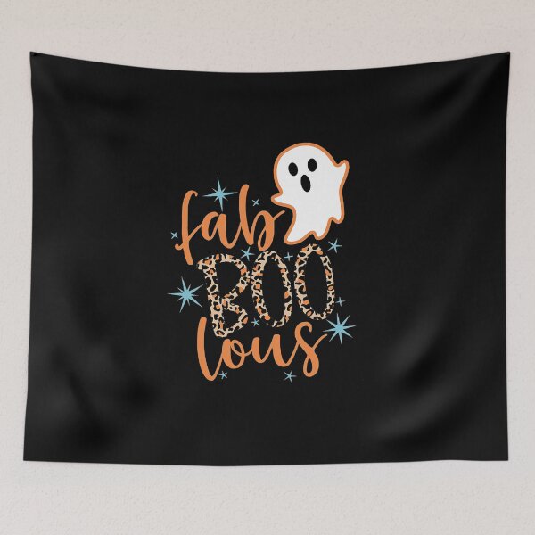 Item preview, Faboolous Leopard Fabulous Boos Autumn Pumpkin Halloween Shirt designed and sold by rselmaj72.