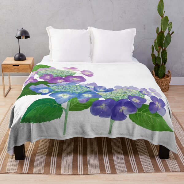 Item preview, Light Blue and Purple Hydrangea Flowers make life beautiful. designed and sold by monodesigns.