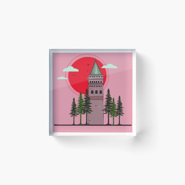 Artikelvorschau, Turm mit Nadelbäumen entworfen und verkauft von thatsit-itslit.
