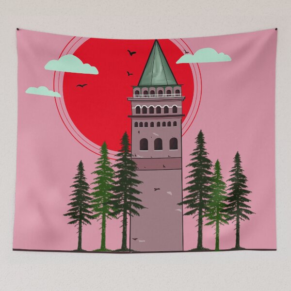 Item preview, Tower with conifers designed and sold by thatsit-itslit.