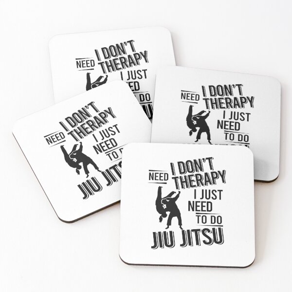 Artikelvorschau, Ich brauche keine Therapie, ich muss nur Jiu Jitsu machen entworfen und verkauft von Vanthuandesign.
