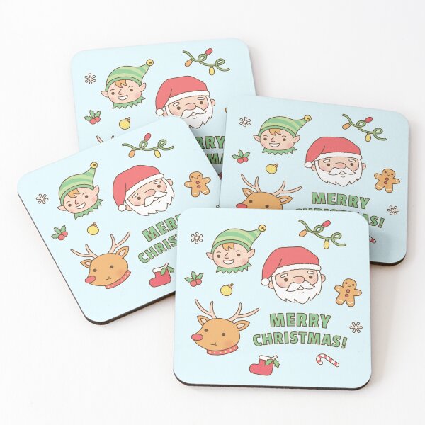 Item preview, Cute Elf, Reindeer, Santa Claus, Merry Christmas Doodle designed and sold by rustydoodle.
