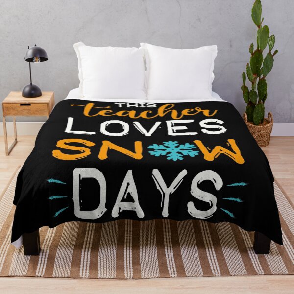 Item preview, This Teacher Loves Snow Days designed and sold by AuroraApparel.