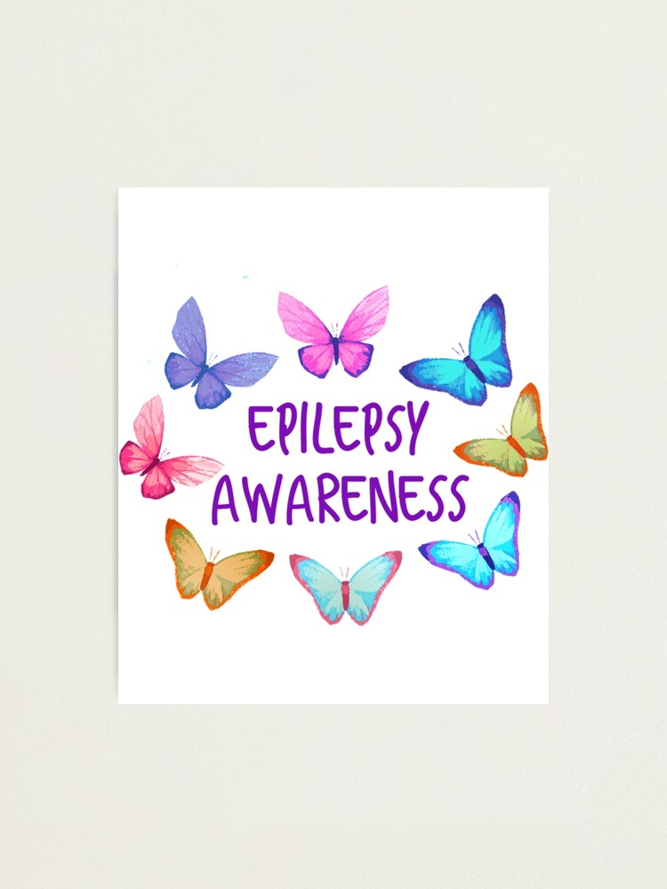 Impression photo « Papillons violets emoji mignon kawaii