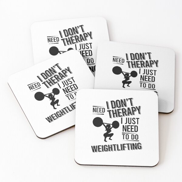 Item preview, I don't need therapy i just need to do Weightlifting designed and sold by Vanthuandesign.