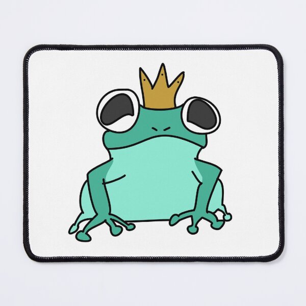 Item preview, Royal Frog Sticker designed and sold by CottageGremlinn.