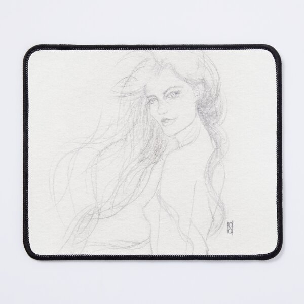 Item preview, Over the Shoulder - Fairytale Illustration designed and sold by Helena Satterthwaite.
