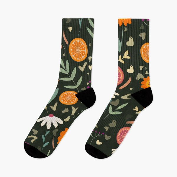 Item preview, Cute flower and fruits pattern designed and sold by Terelaska.