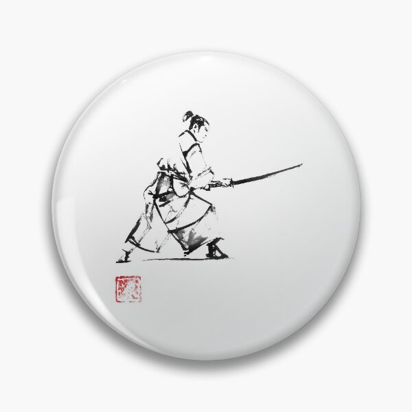 Item preview, samurai on guard designed and sold by pechane.