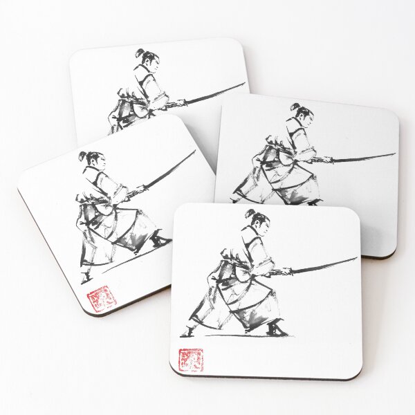 Item preview, samurai on guard designed and sold by pechane.
