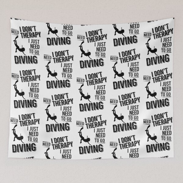 Item preview, I don't need therapy i just need to go Diving designed and sold by Vanthuandesign.