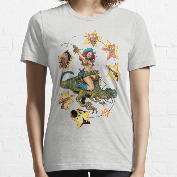 ROXY WEST; QUEEN OF DINOSAUR ISLAND Essential T-Shirt
