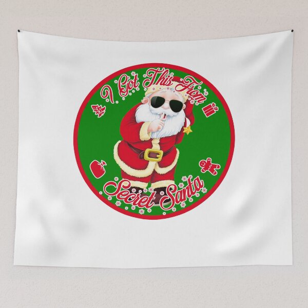 Item preview, Funny Secret Santa Christmas Design designed and sold by TeesForTheWorld.
