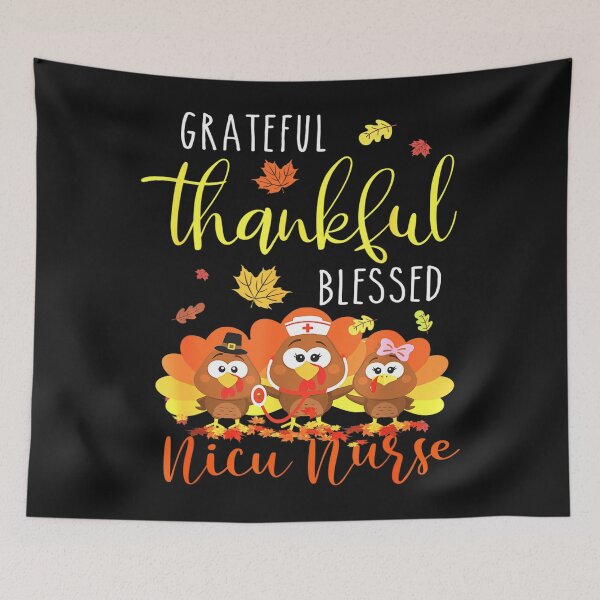 Item preview, Nurse Turkey Thanksgiving Fall Nurselife Thankful NICU Nurse designed and sold by Gayle0Theberge.