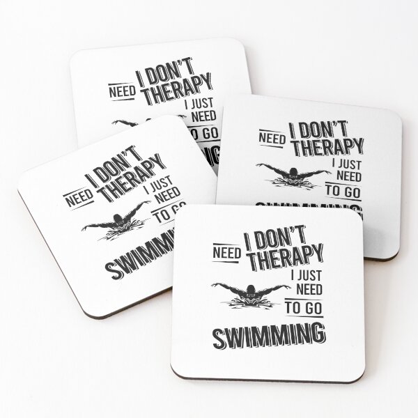 Item preview, I don't need therapy i just need to go Swimming designed and sold by Vanthuandesign.