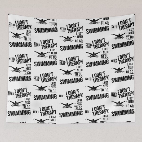 Item preview, I don't need therapy i just need to go Swimming designed and sold by Vanthuandesign.