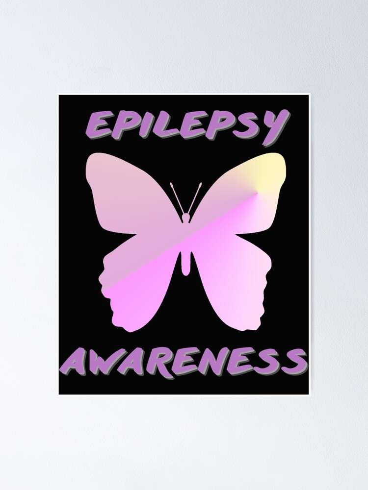 Pin's Sensibilisation épilepsie Violet - 3x2 Cm, Message "Epilepsy" - Pour Collecte Ou Soutien