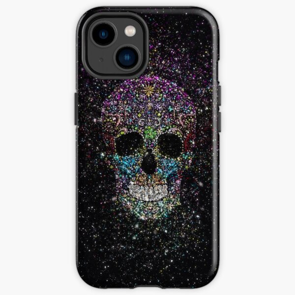 Glitter Color Skull iPhone Tough Case