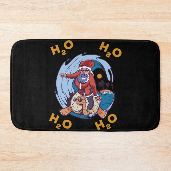 Item preview, Santa Water Surfing Turte Surfer Summer Beach designed and sold by ChristinaMauri.
