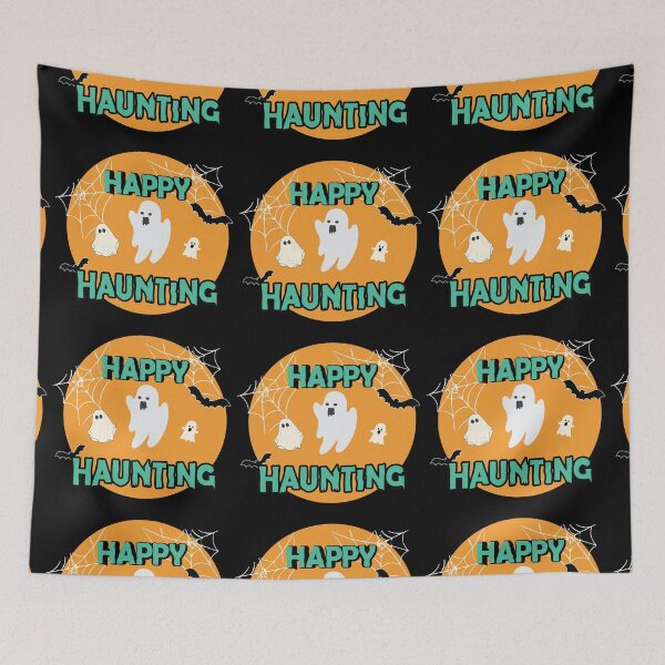 Item preview, Happy Haunting | Happy Halloween designed and sold by mgkreatives.