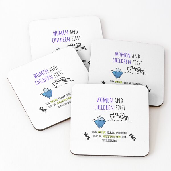 Item preview, women and children first | funny designed and sold by DeltaWhiskey-.