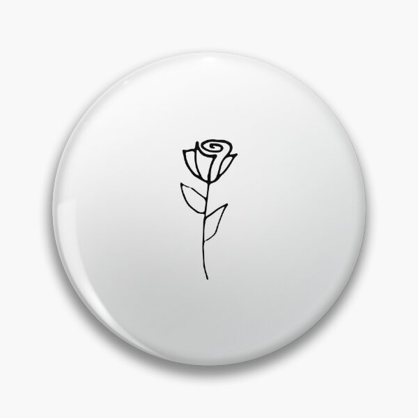 Item preview, Rose Doodle Black Outline designed and sold by lineartdesigns.