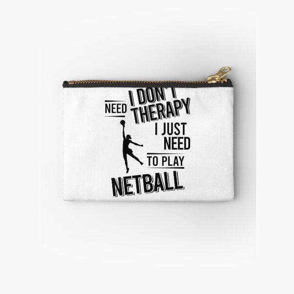 Artikelvorschau, Ich brauche keine Therapie, ich muss nur Netball spielen entworfen und verkauft von Vanthuandesign.