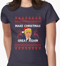 Make Christmas Great Again Women's Fitted T-Shirt