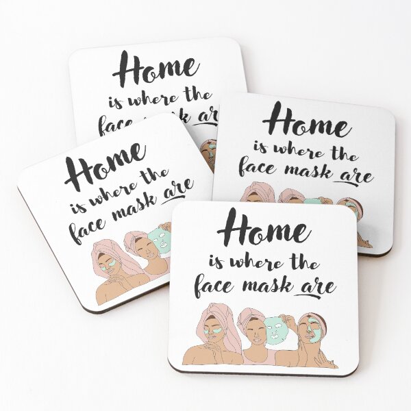 Item preview, Home is Where the Face Mask Are designed and sold by Dollfacedesign.