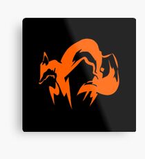 Foxhound - Metal Gear Metal Print