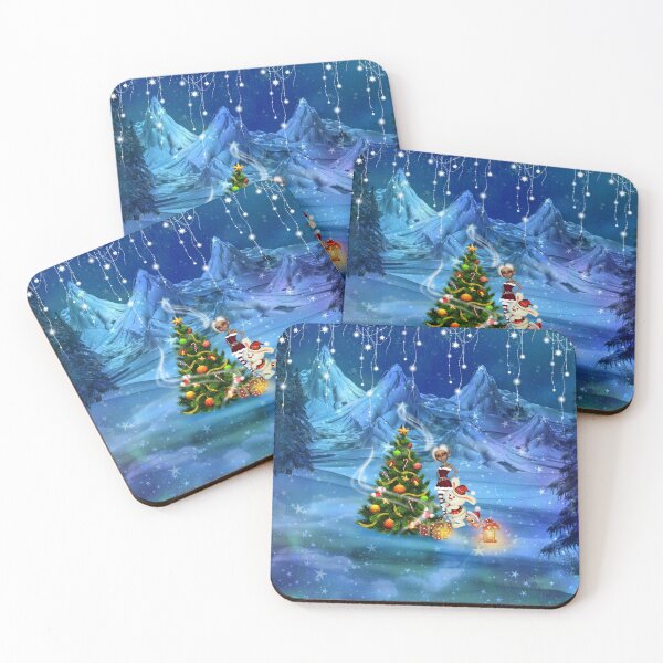 Item preview, Merry christmas in a winter landscape designed and sold by nicky2342.